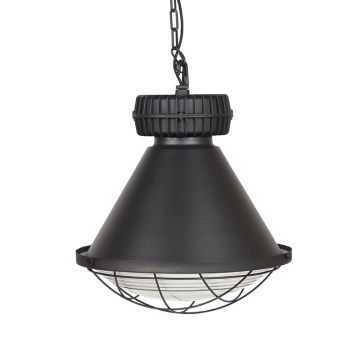 Duisburg: hanglamp zwart metaal