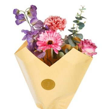 Zijden boeket 'Delight' luxe bloemenmix