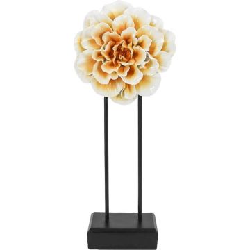 Flower: bloemornament op metalen voet