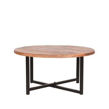 Dex: salontafel rough mangohout 80 cm