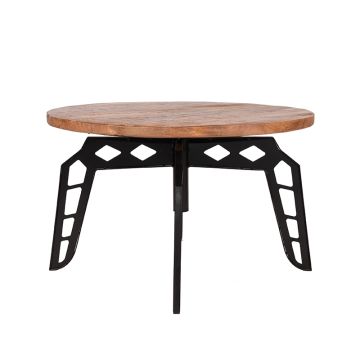 Pebble: salontafel rough mangohout 80 cm 