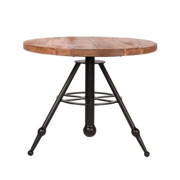 Solid: salontafel rough mangohout 60 cm