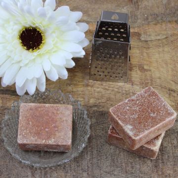 Amber – geurblokjes / amberblokjes set met kristal schaaltje, rasp – luxe cadeauset