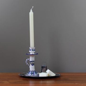 Tafel decoratie set Essece: dé unieke vintage geur & kandelaarsensatie