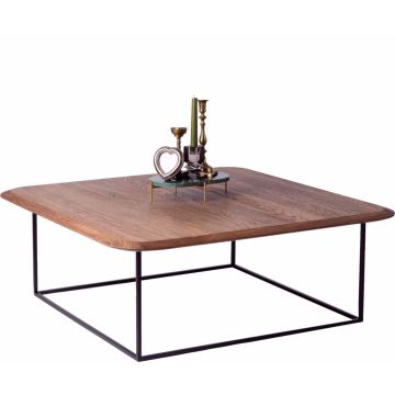 Oakfield Evita: salontafel massief eiken walnootolie 100 cm