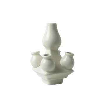 Apilar: witte tulpenvaas Heinen Delfts Blauw (15 cm)
