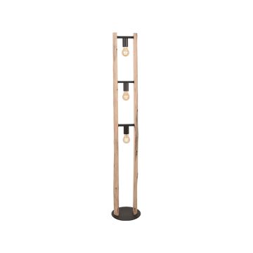 Woody: vloerlamp naturel hout