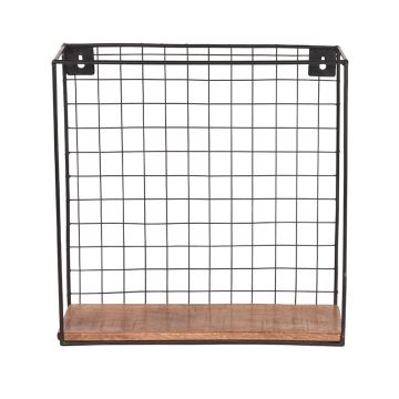 Fleur: wanddecoratie rough mangohout XL
