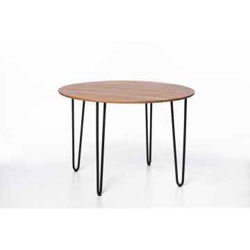 Oakfield Hairpin: eettafel massief eikenhout 