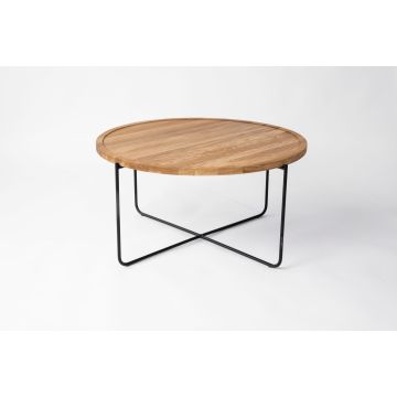 Oakfield Albert: salontafel massief eiken naturel 80 cm